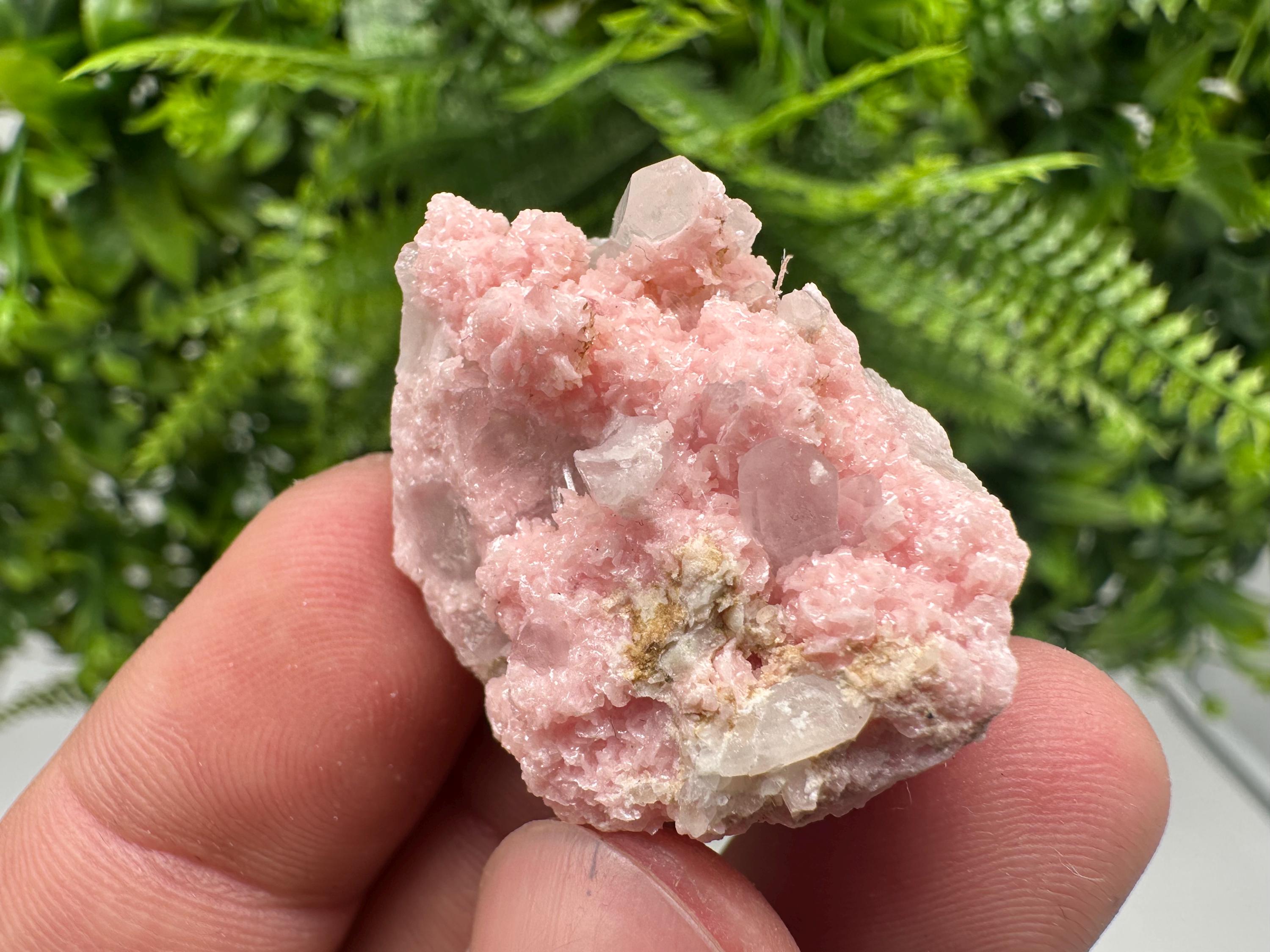 Pink Rhodochrosite Crystal, Starnica Mine, Bulgaria, Home Decor Stone