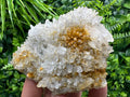 Transparent Quartz Cluster with Mineral Inclusions, Bulgaria