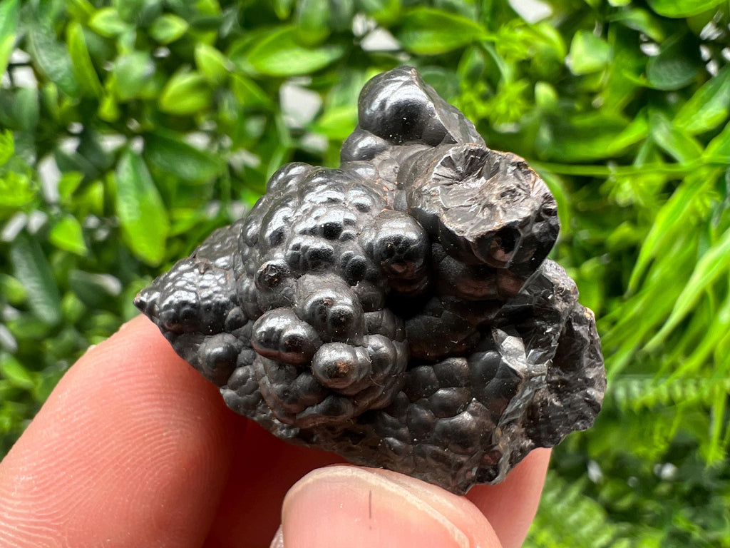 Moroccan Black Botryoidal Hematite Specimen: Chakra Reiki Crystal