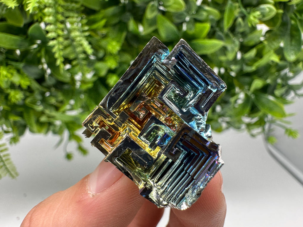 Rainbow Bismuth Crystal: Rare Gemstone Specimen,wholesale Bismuth