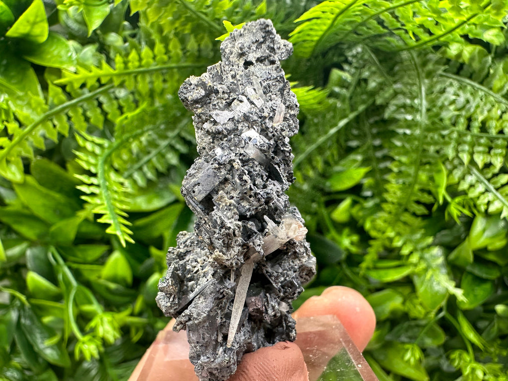 Rare Skeletal Galena Cluster, Bulgaria Mineral Specimen