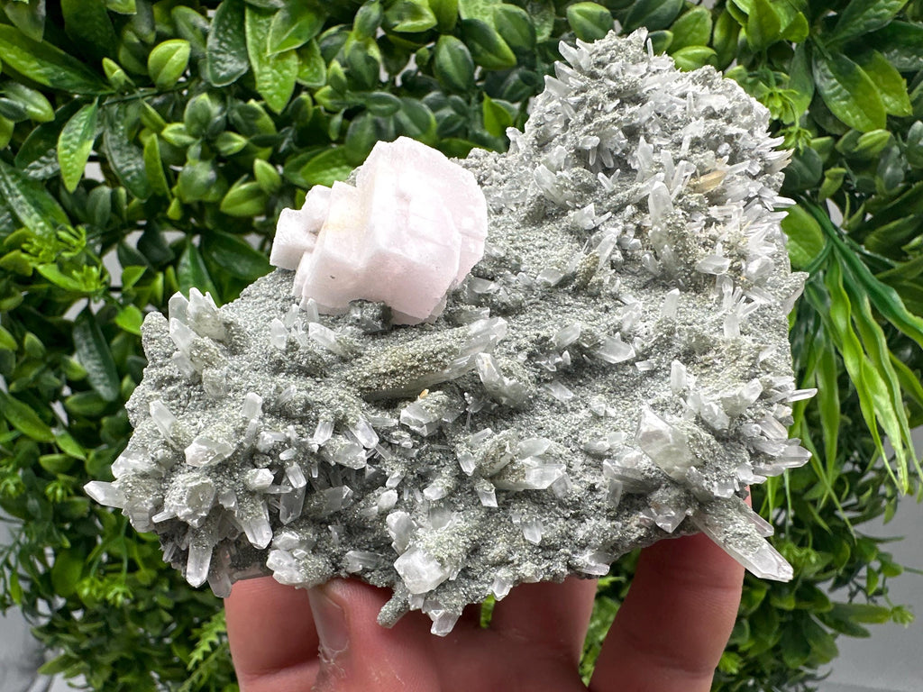 Calcite with Quartz: Natural Mineral Souvenir, Borieva Bulgaria