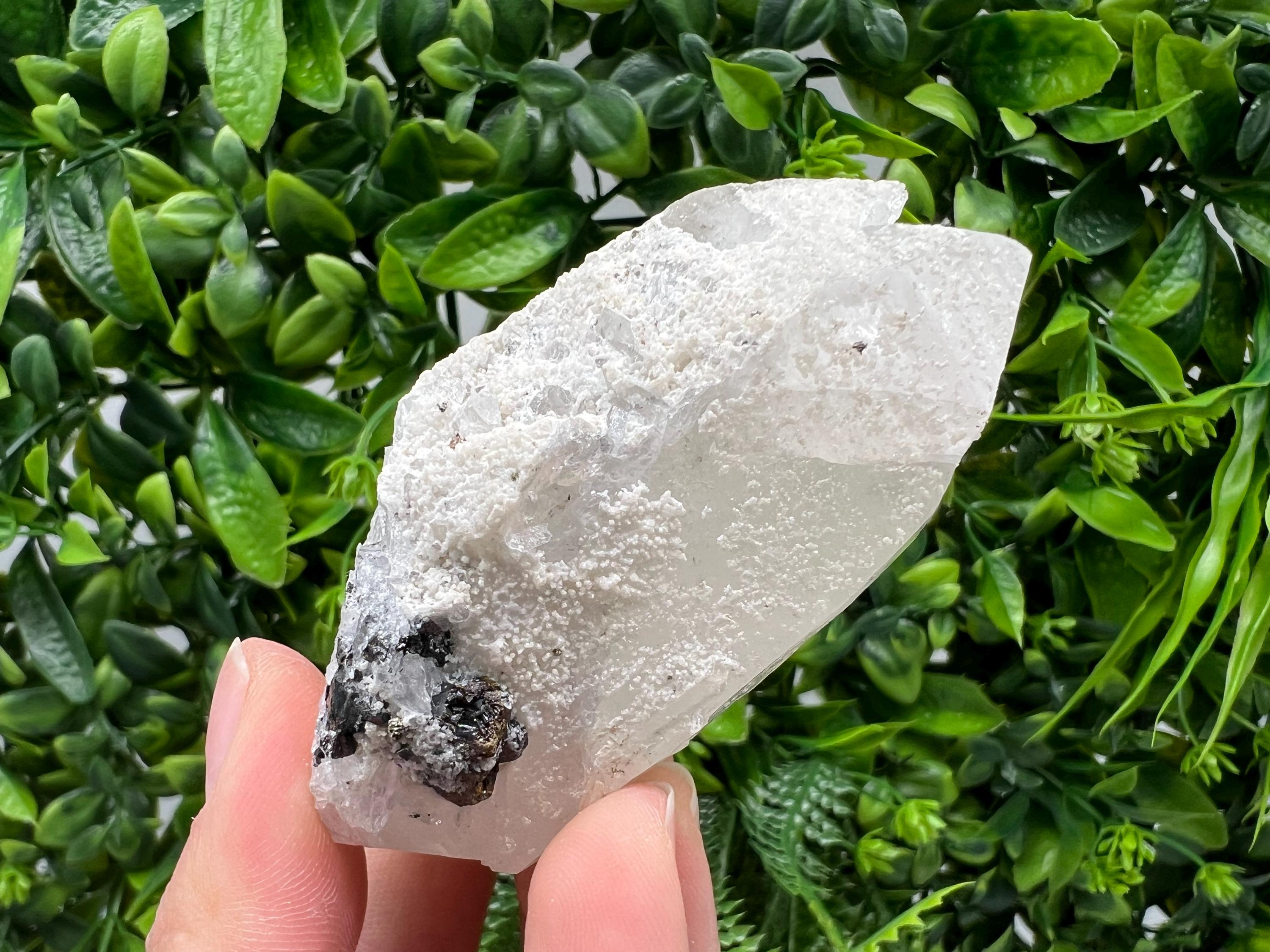 Transparent Quartz with Pyrite, Krushev dol Bulgaria, Collection Crystal