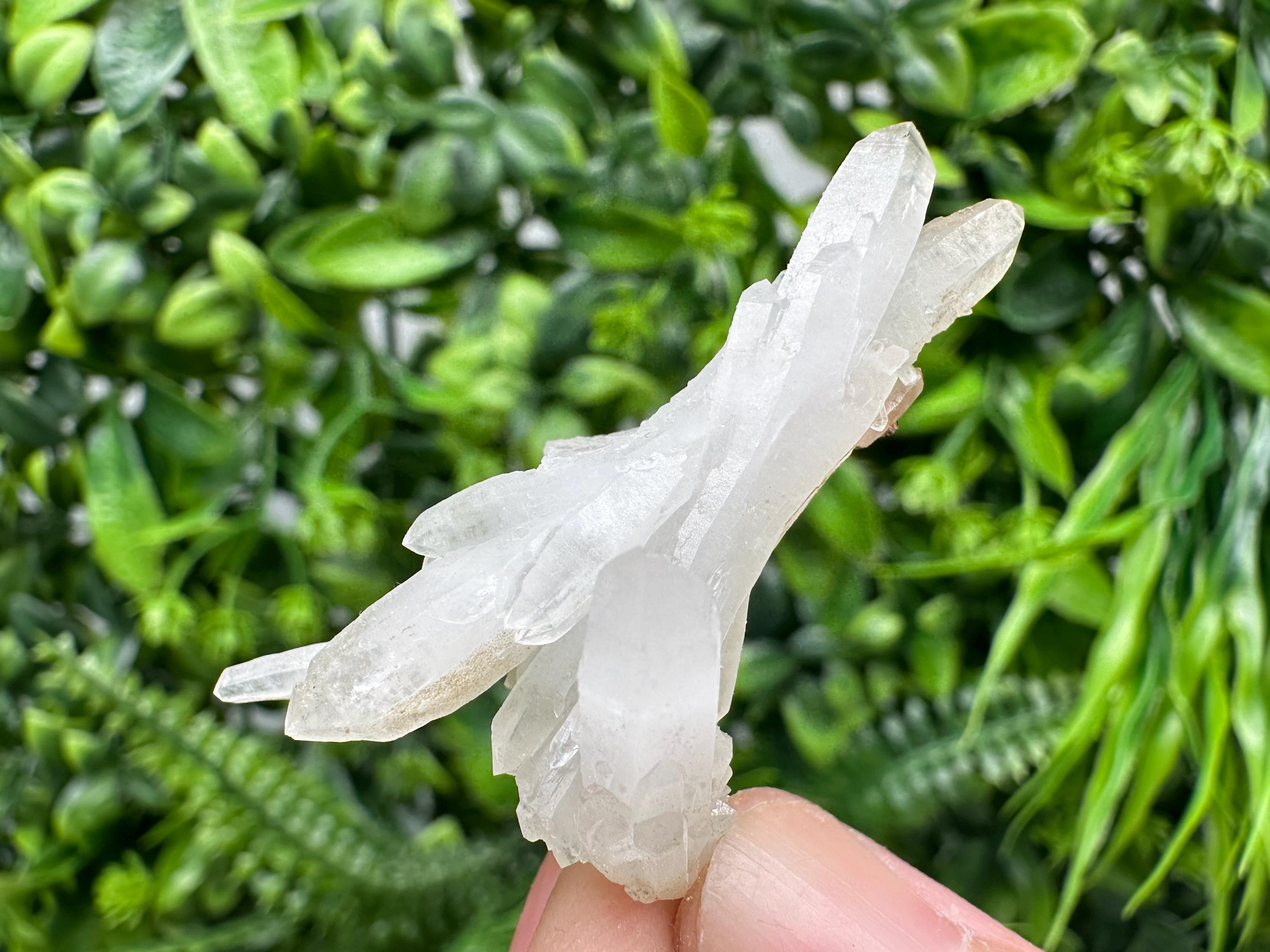 Quartz Limonite Crystal Specimen, Iron Oxide Mineral Decor