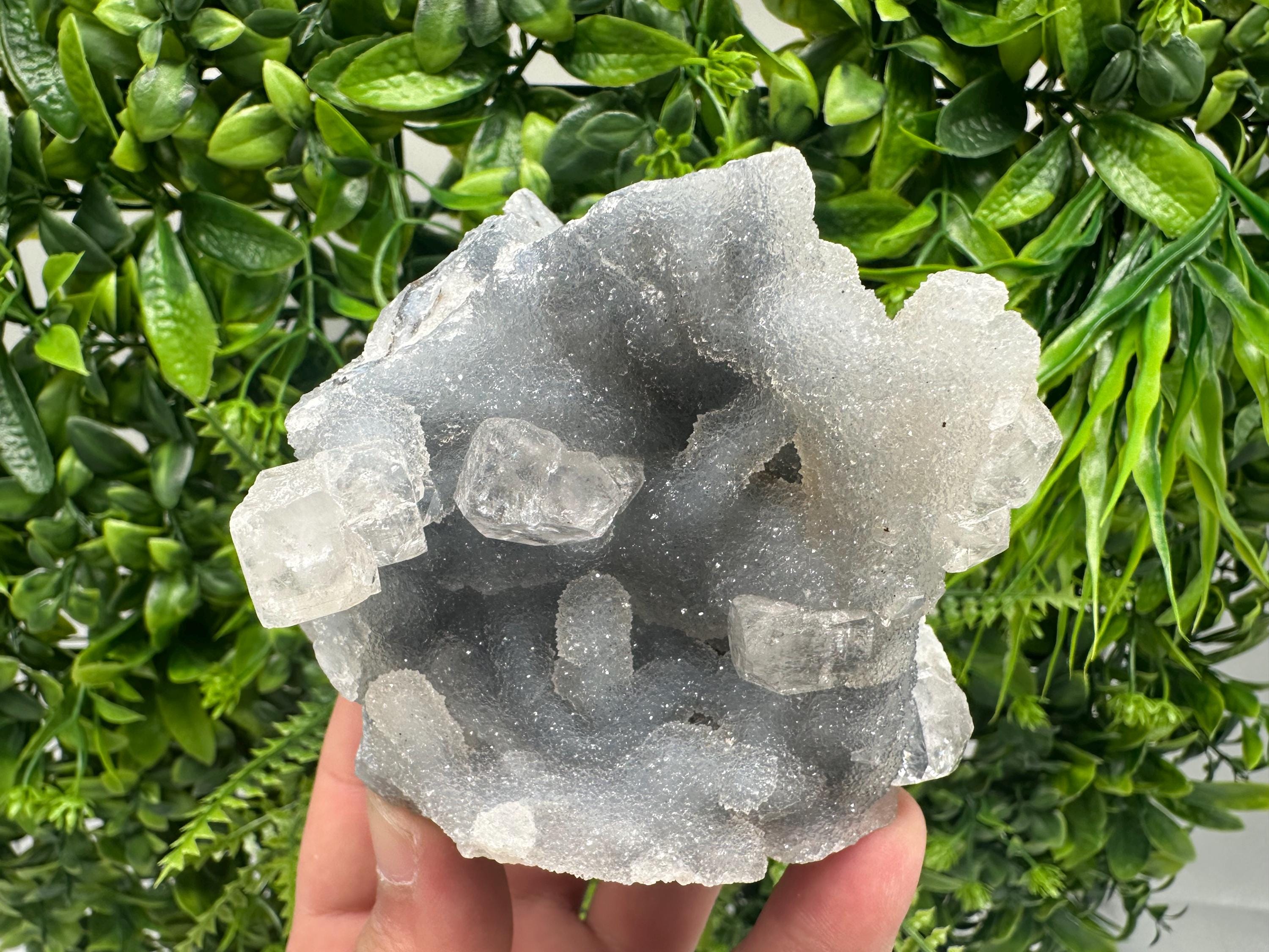STUNNING Transparent Apophyllite on Chalcedony,natural, collection minerals specimen,India Minerals,Crystal, Stone Mineral Specimens India