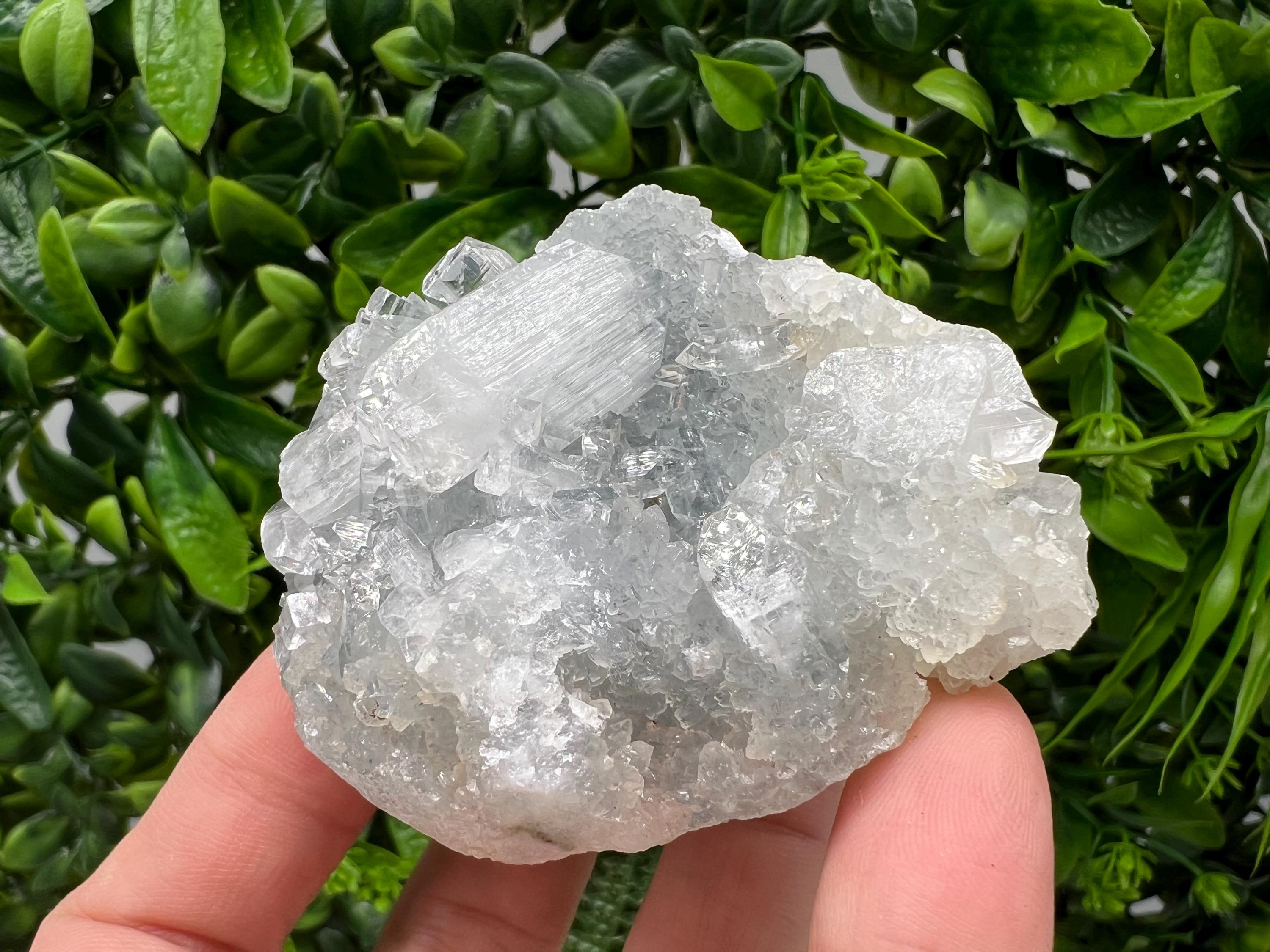 STUNNING Transparent Apophyllite on Chalcedony,natural, collection minerals specimen,India Minerals,Crystal, Stone Mineral Specimens India