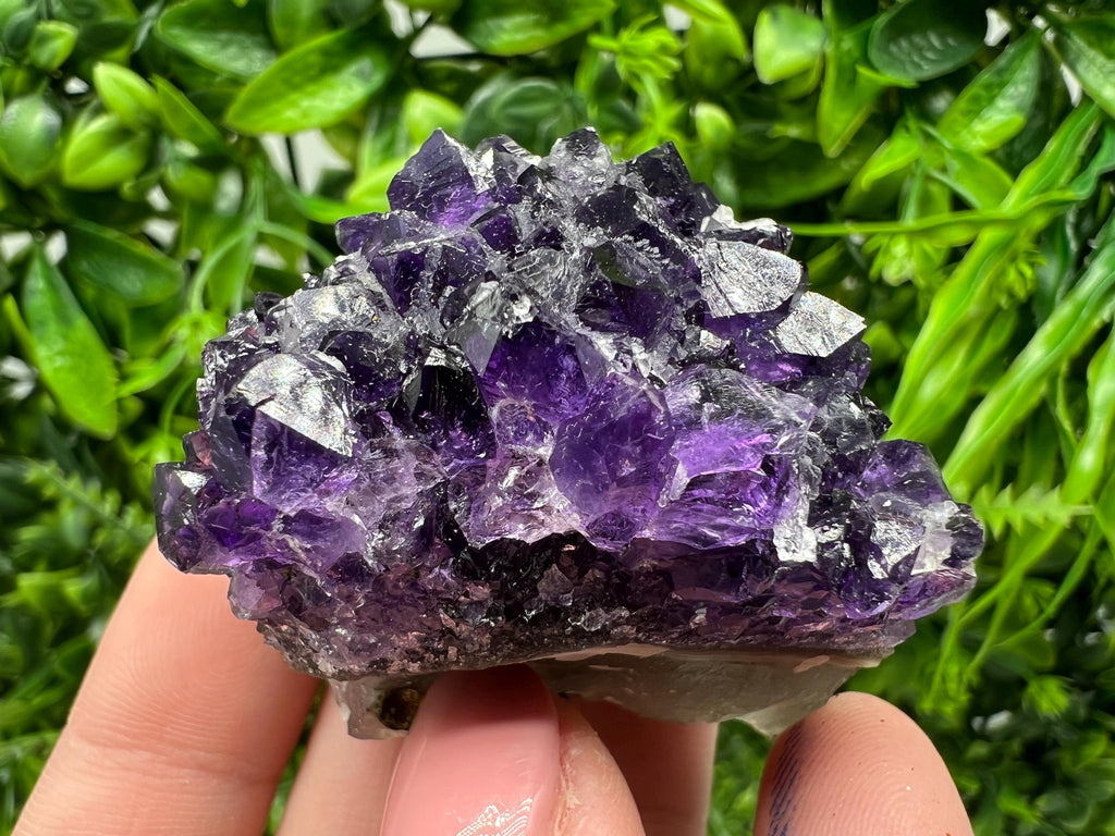 Uruguay Amethyst Crystal: Purple Quartz Home Decor, Energy Stone