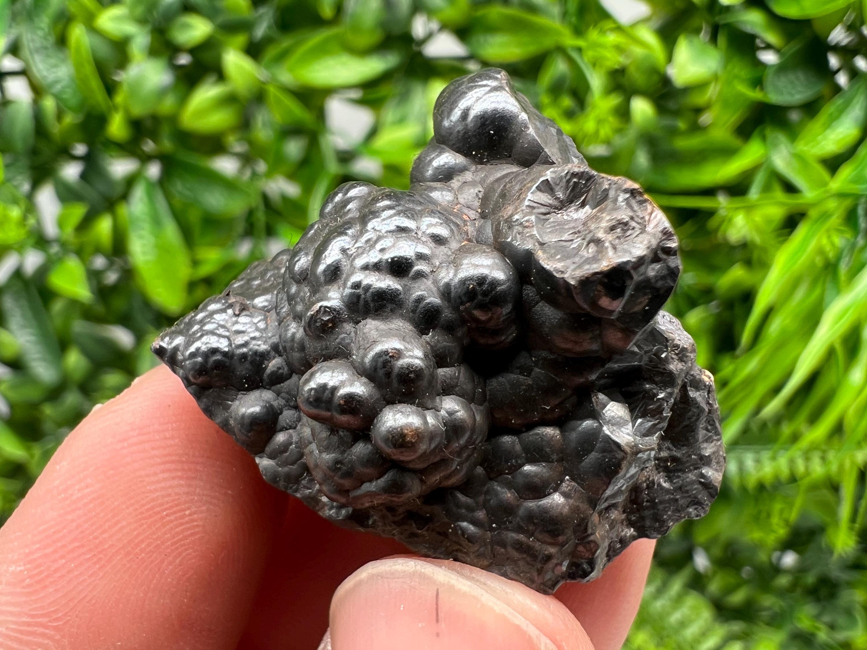 Moroccan Black Botryoidal Hematite Specimen: Chakra Reiki Crystal