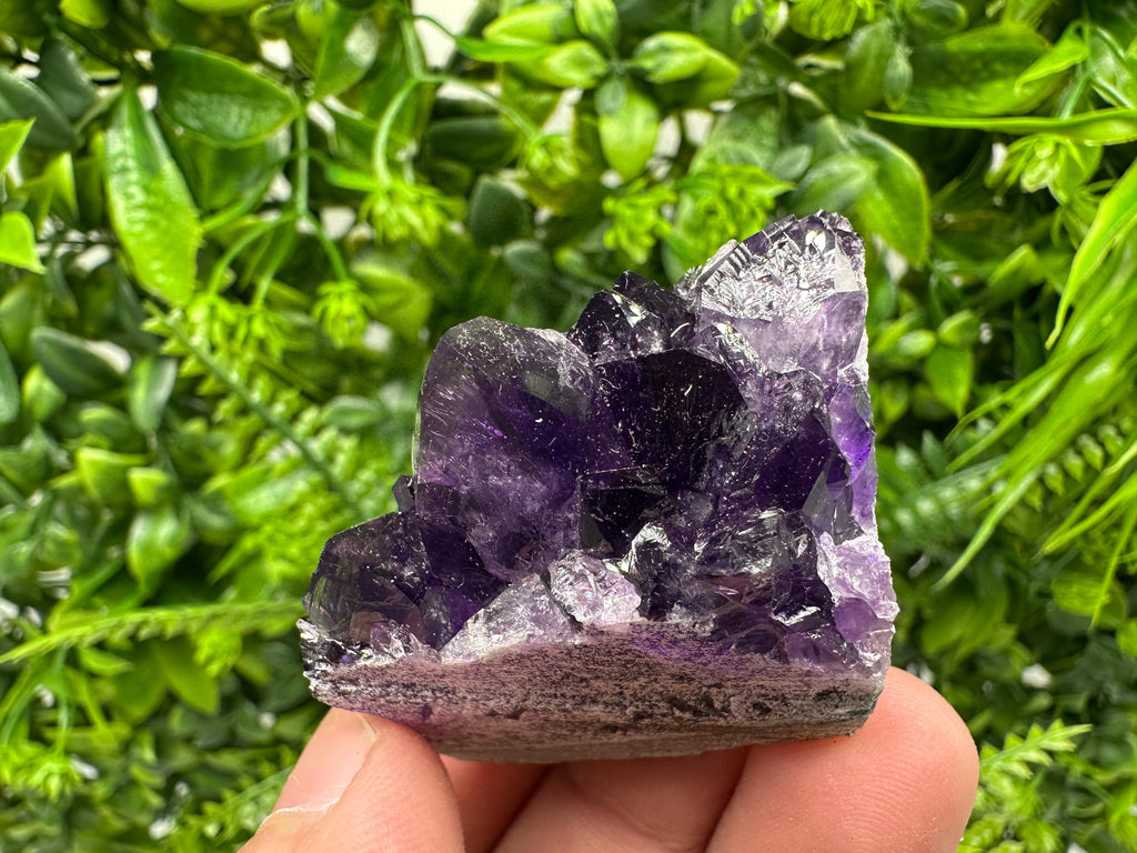 Uruguay Amethyst Crystal: Purple Quartz Home Decor, Energy Stone