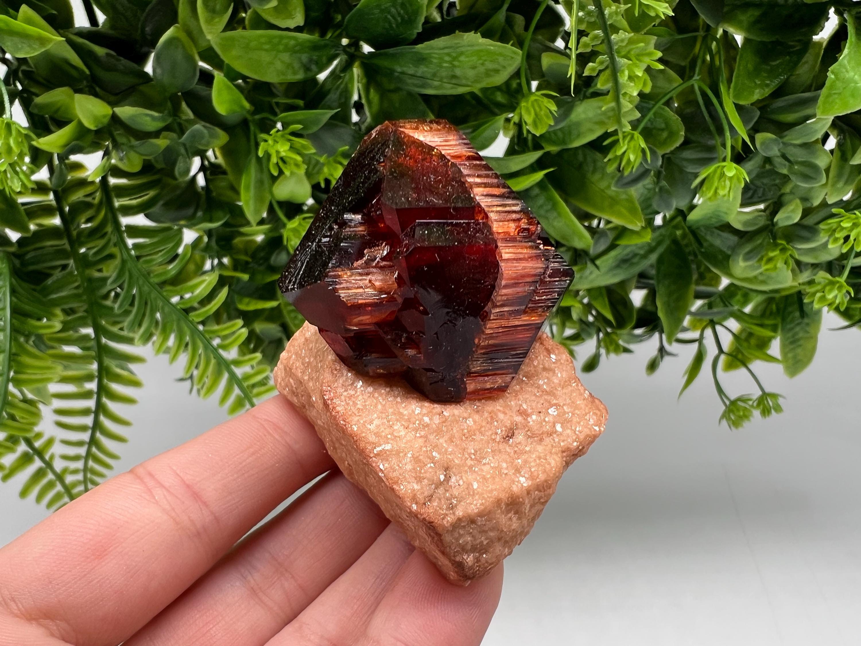 Orange-Brown Arcanite Mineral Specimen, Santa Ana Tin Mine