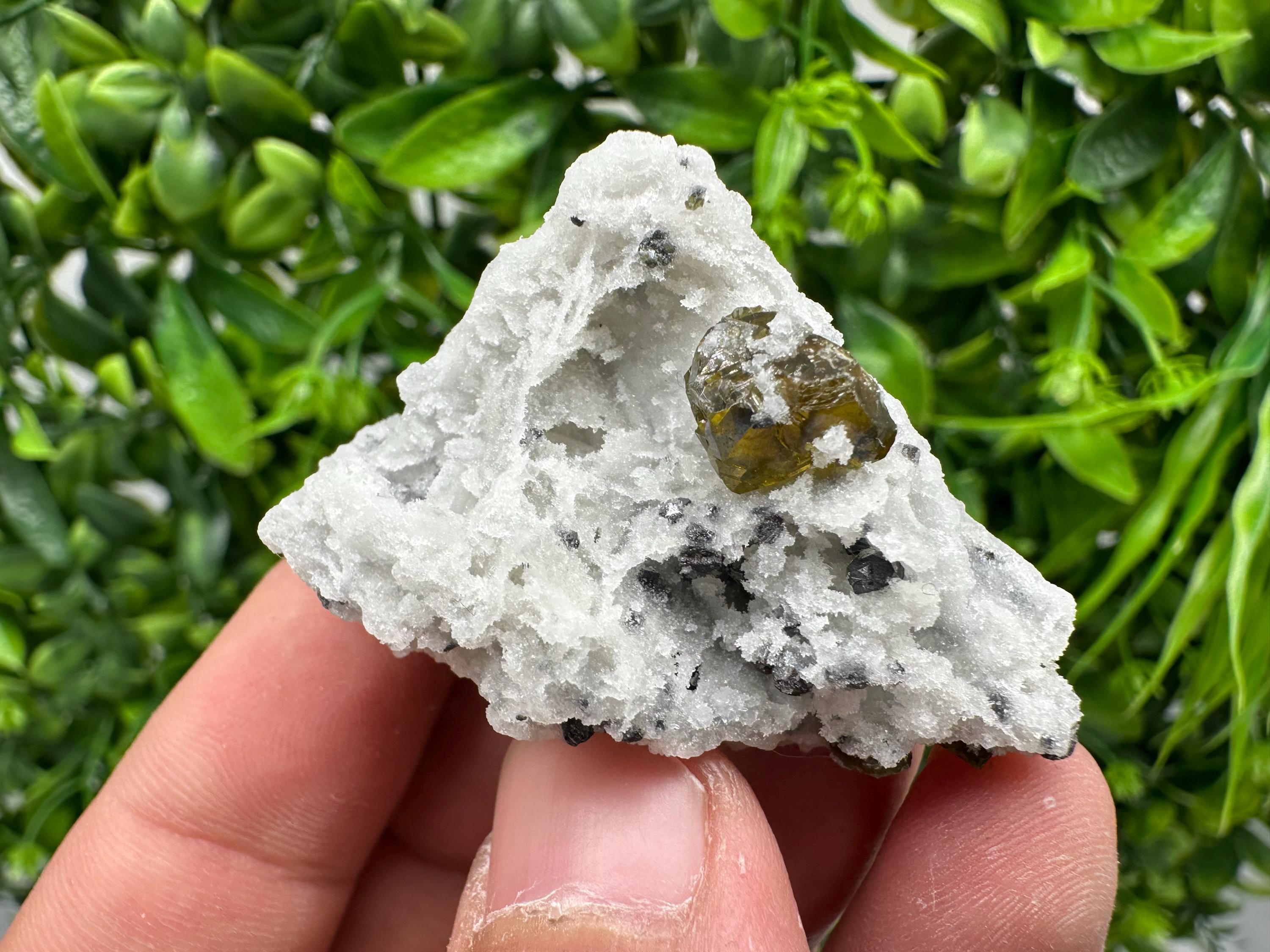 Cleiophane Sphalerite Gem: Rare Transparent Yellow Crystal Mineral Stone