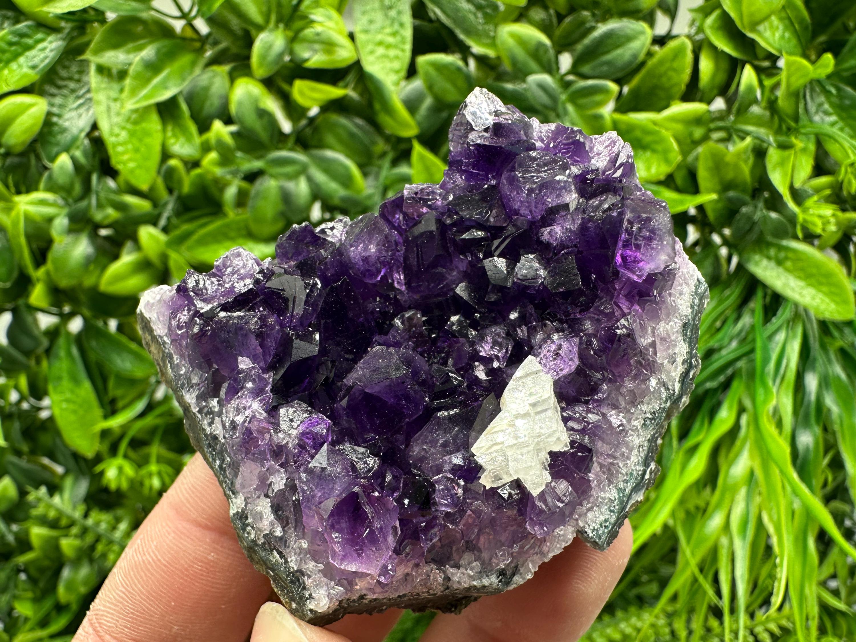 Purple Amethyst Crystal Cluster, Uruguay Home Decor, Energy Crystal