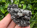 Wonderful melted Galena,Sphalerite calcite Pyrite on Quartz from Borieva mine Madan Bulgaria natural minerals souvenir crystal home decor cr