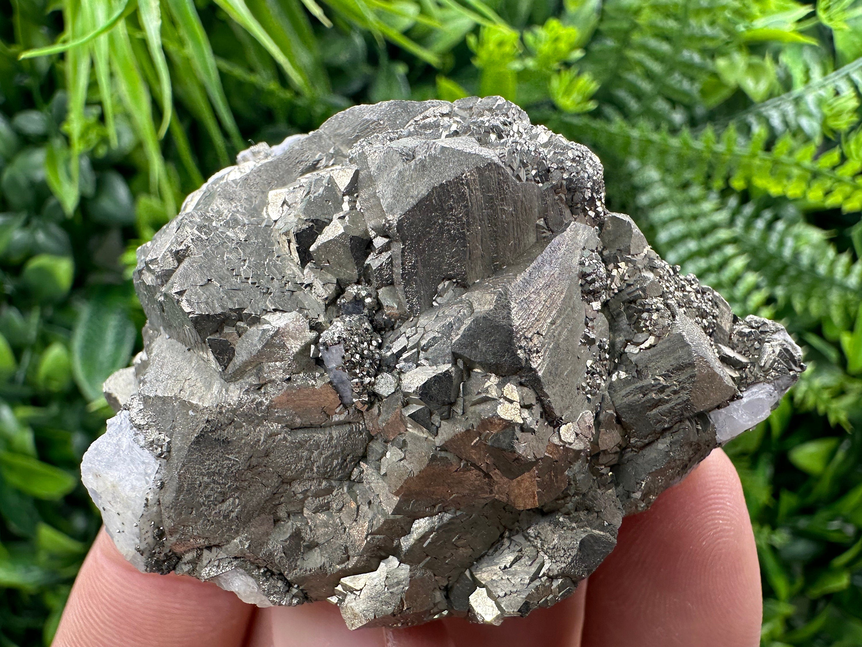 Rare Pyrite Cluster: Androvo Mine, Bulgaria (6/5/3cm)