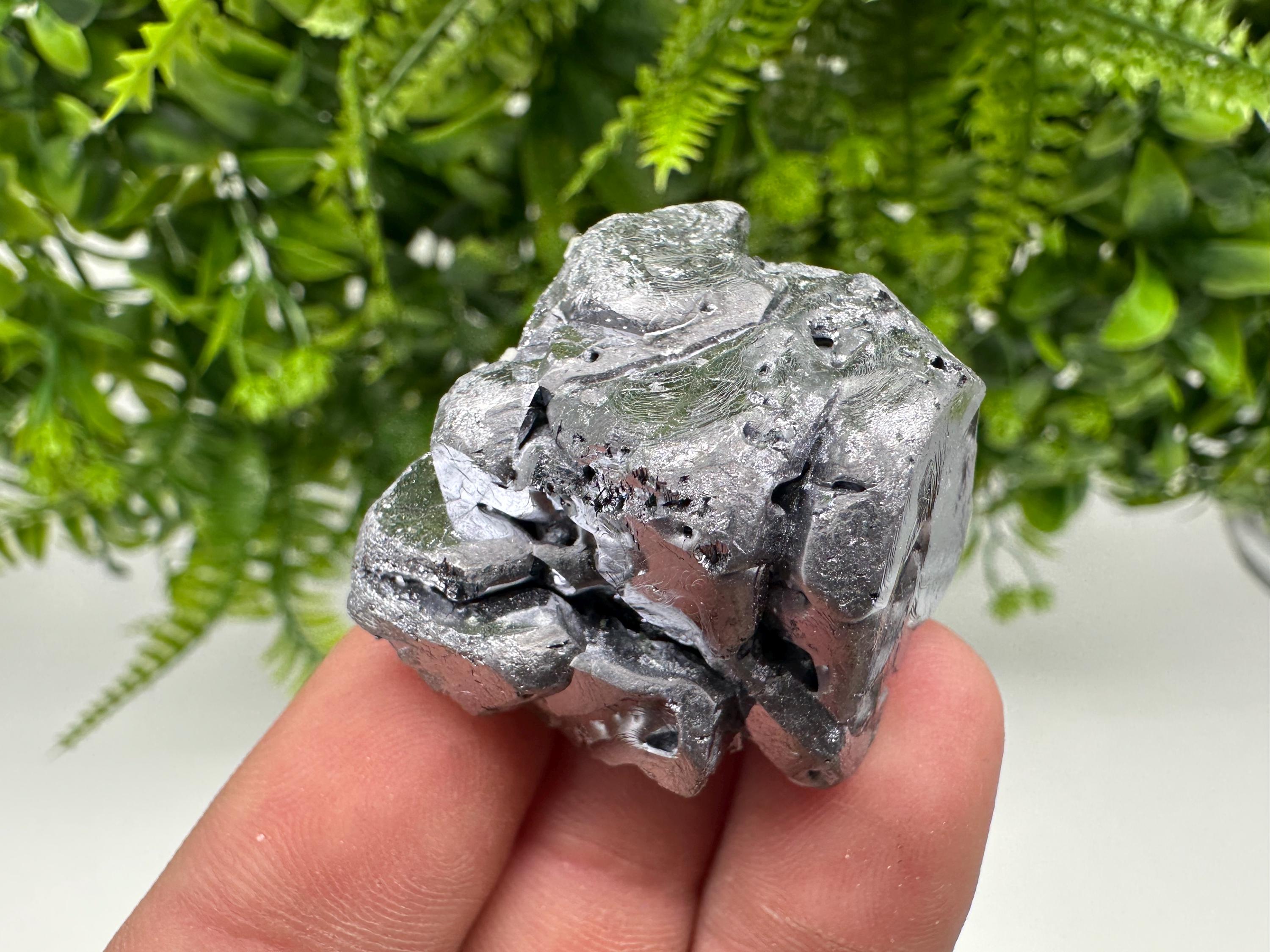 Skeletal Galena on Quartz, Borieva Mine Mineral Specimen