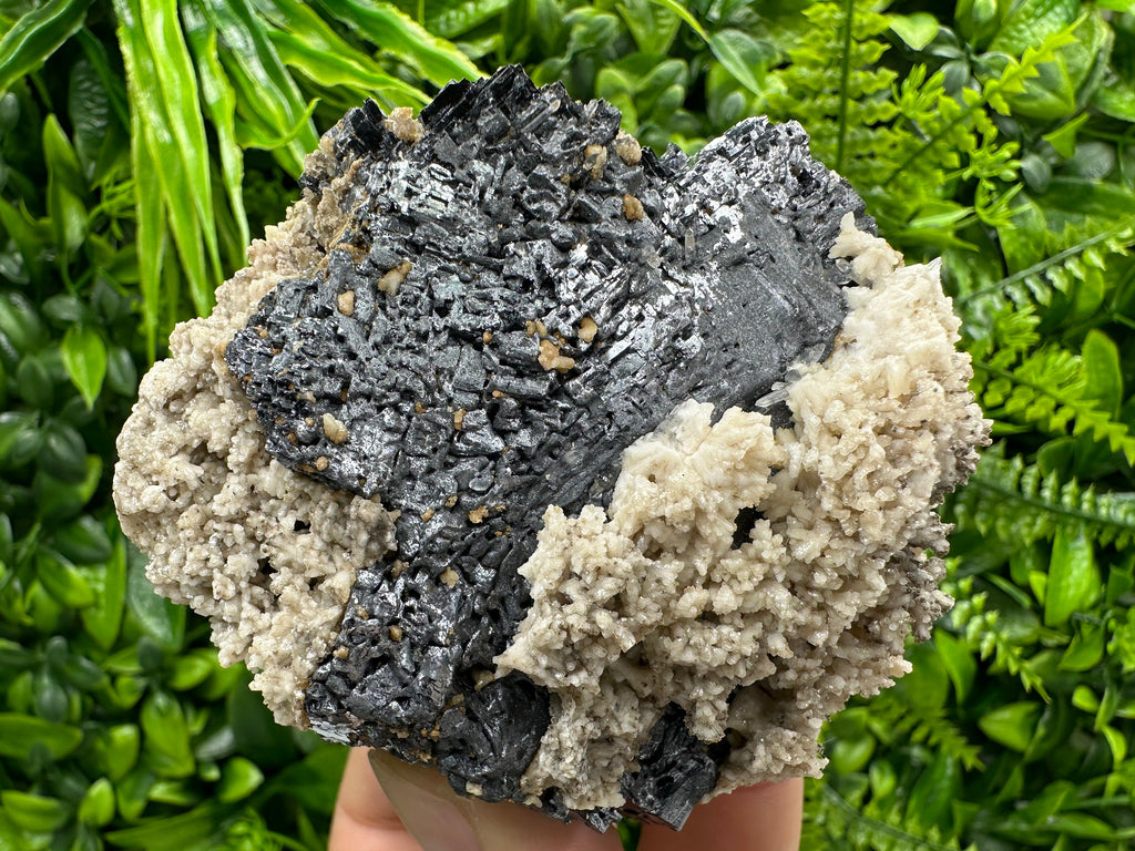 Galena with Dolomite, Rare Morphology Mineral Specimen