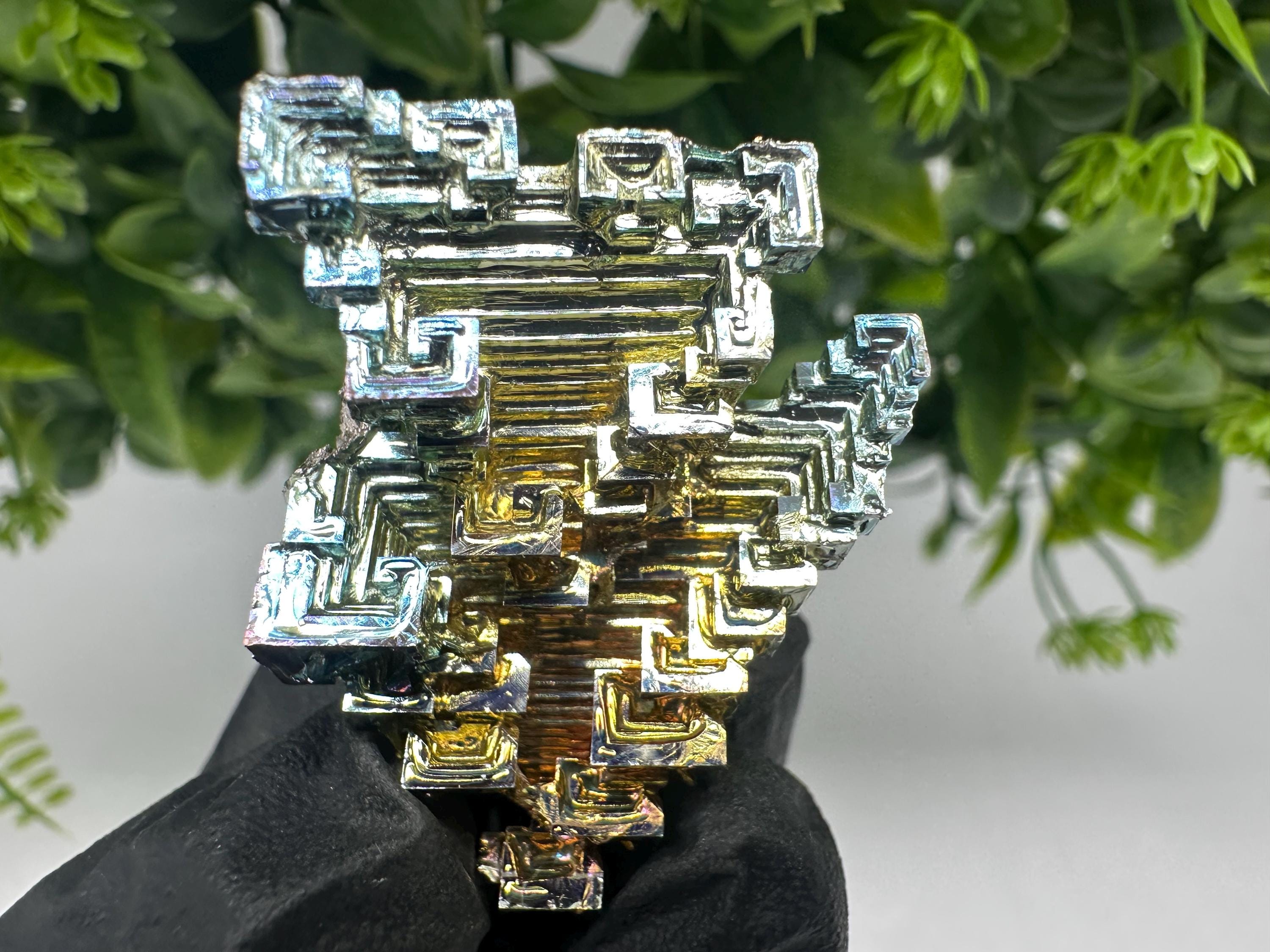 Rainbow Bismuth Crystal: Rare Gemstone Specimen,wholesale Bismuth