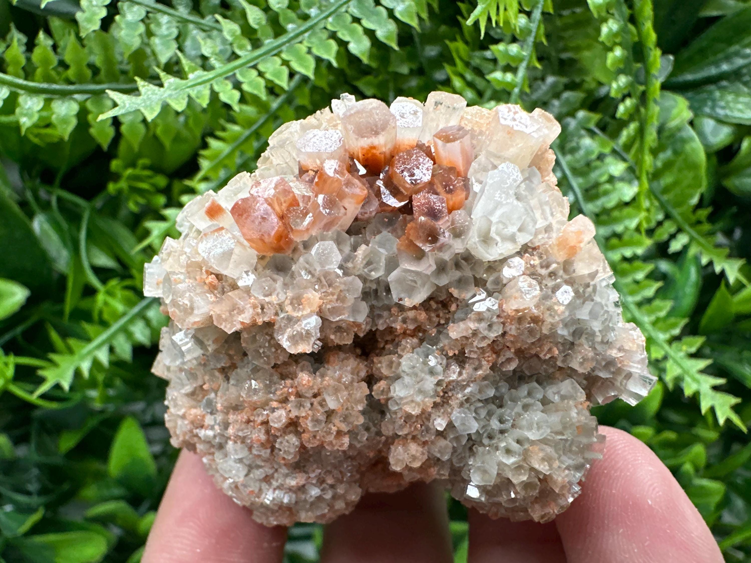 Moroccan Aragonite Sputnik Crystal Cluster: Raw Stone Decor