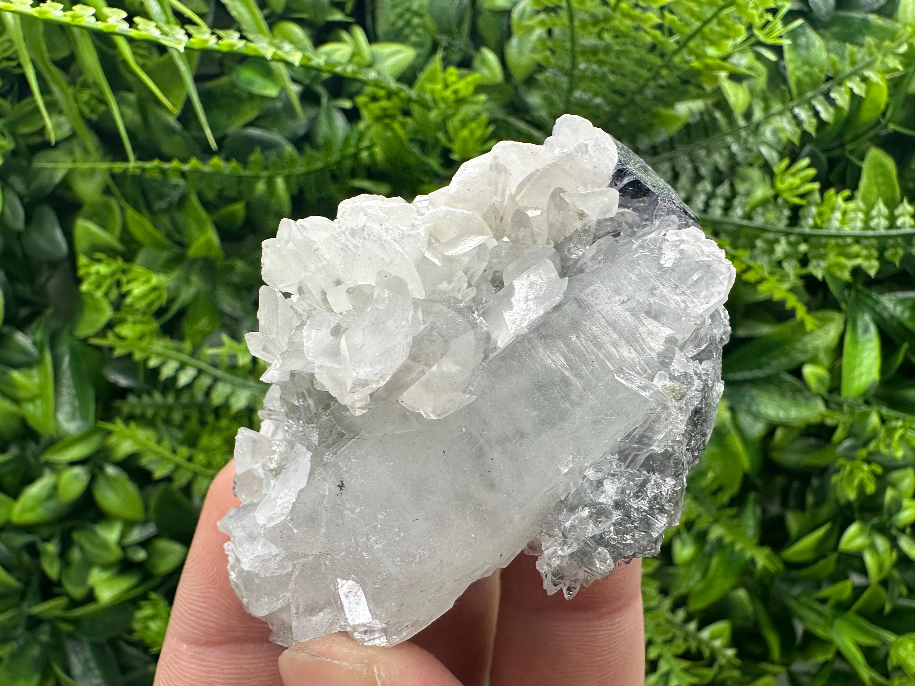 Quartz Galena Calcite Specimen: Borieva Mine, Bulgaria