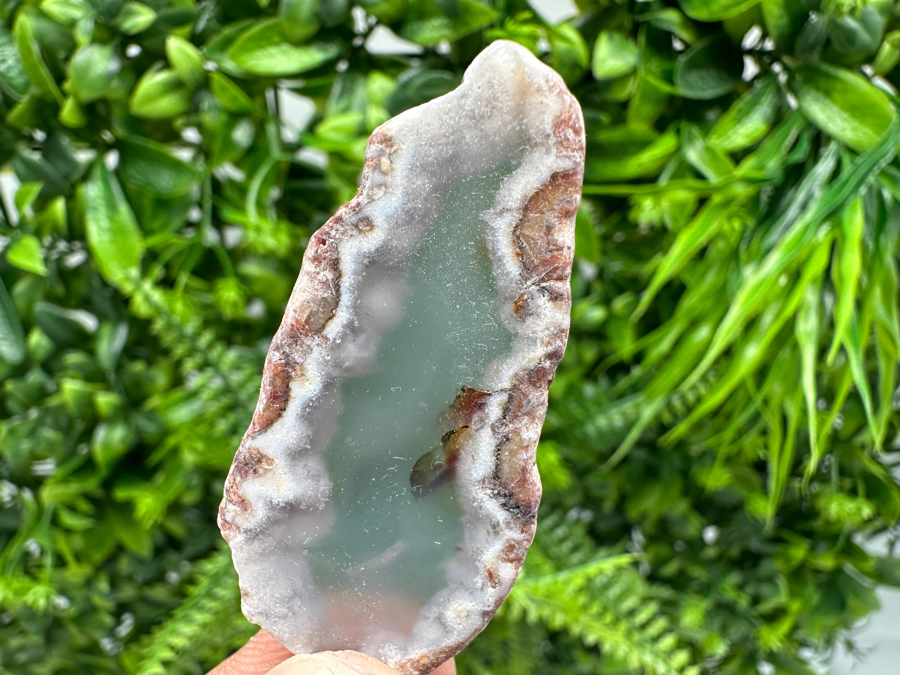 Polished Agate Slice: Spiritual Healing Crystal Coaster (2.5/5cm)