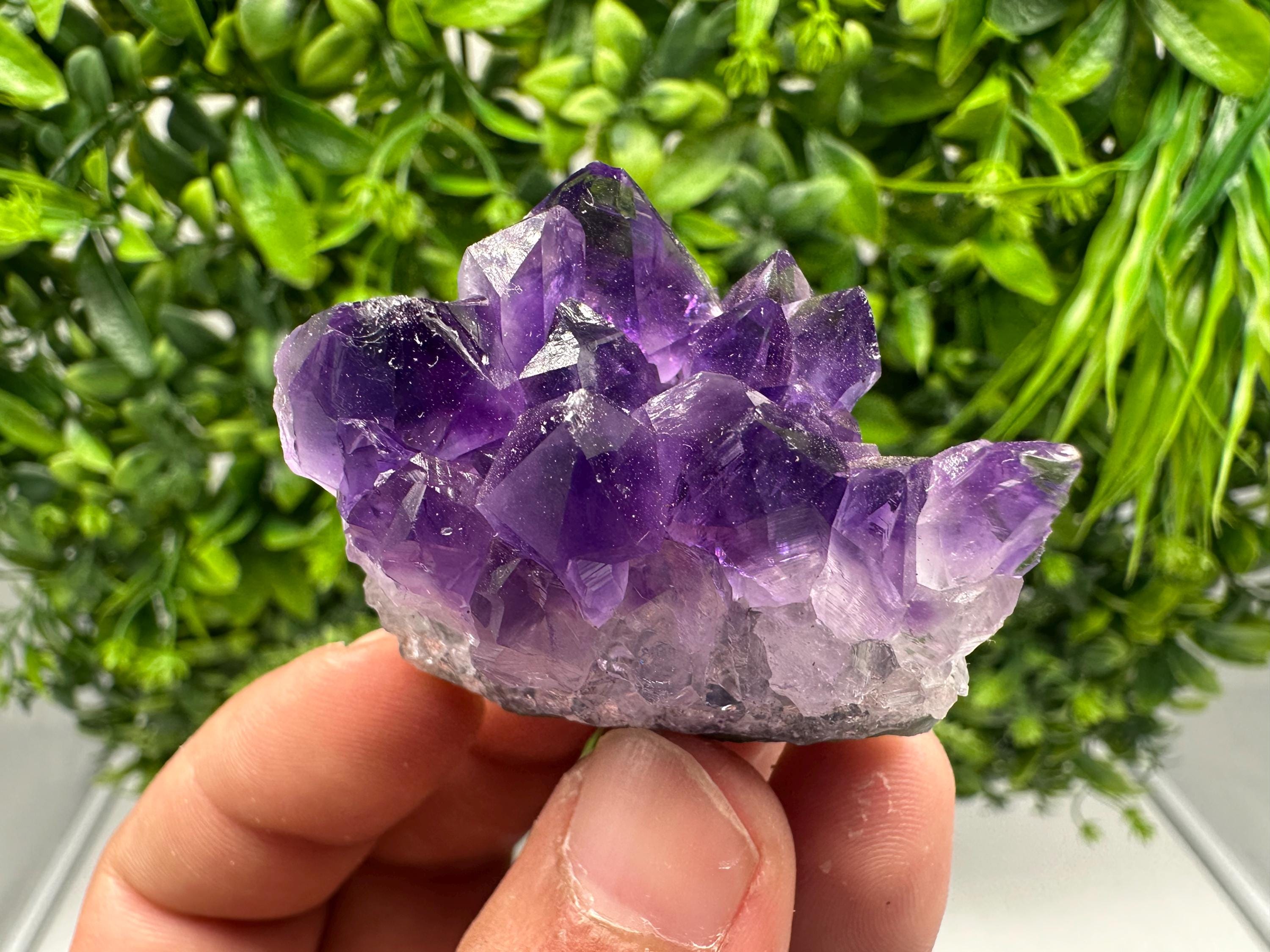 Uruguay Amethyst Cluster, Purple Quartz Crystal, Home Decor
