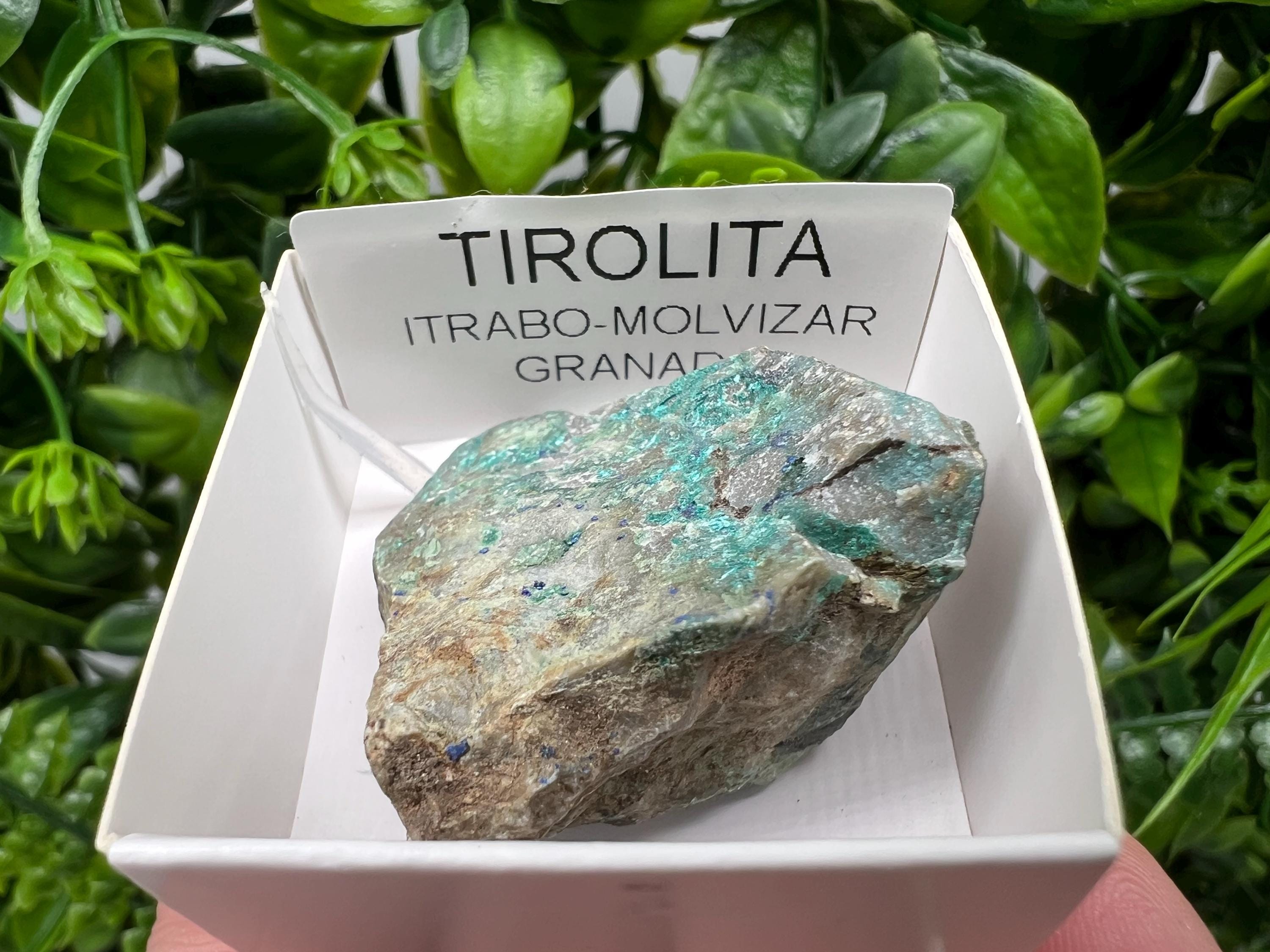 Rare Raw Tirolite Specimen: Granada Spain Mineral Collection