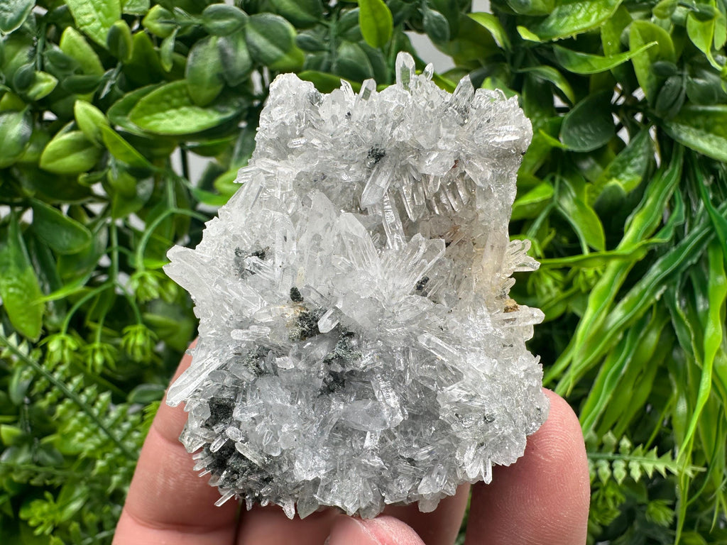 Transparent Quartz on Chlorite Matrix, Bulgarian Mineral Specimen