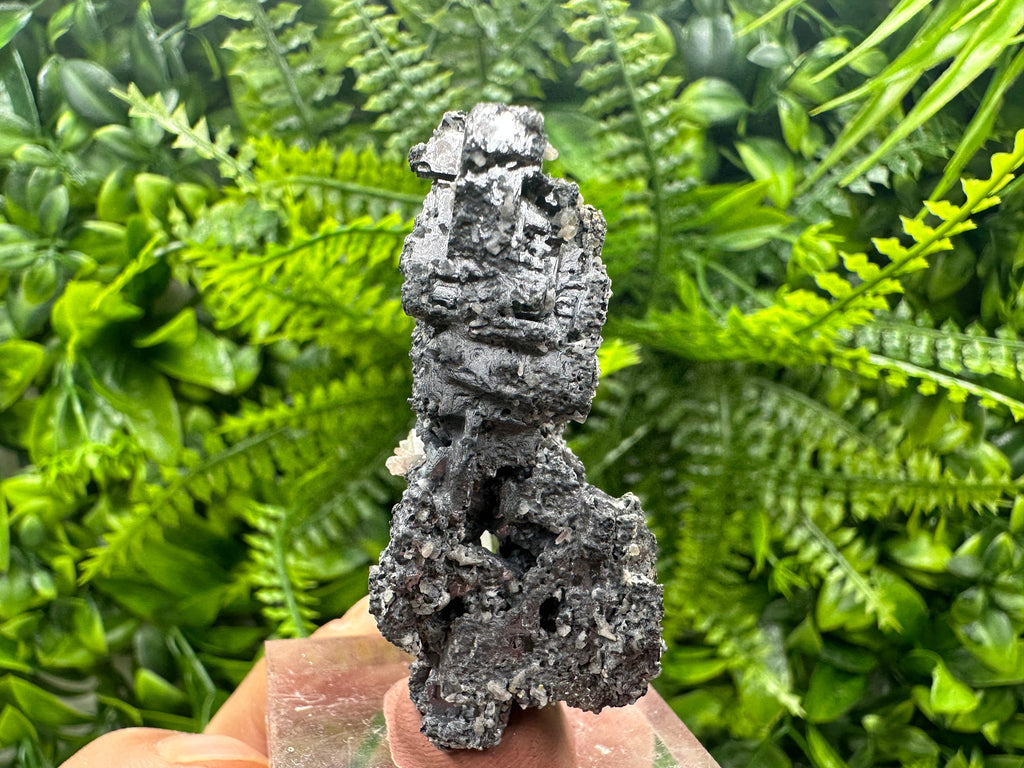 Rare Skeletal Galena Cluster, Bulgaria Mineral Specimen