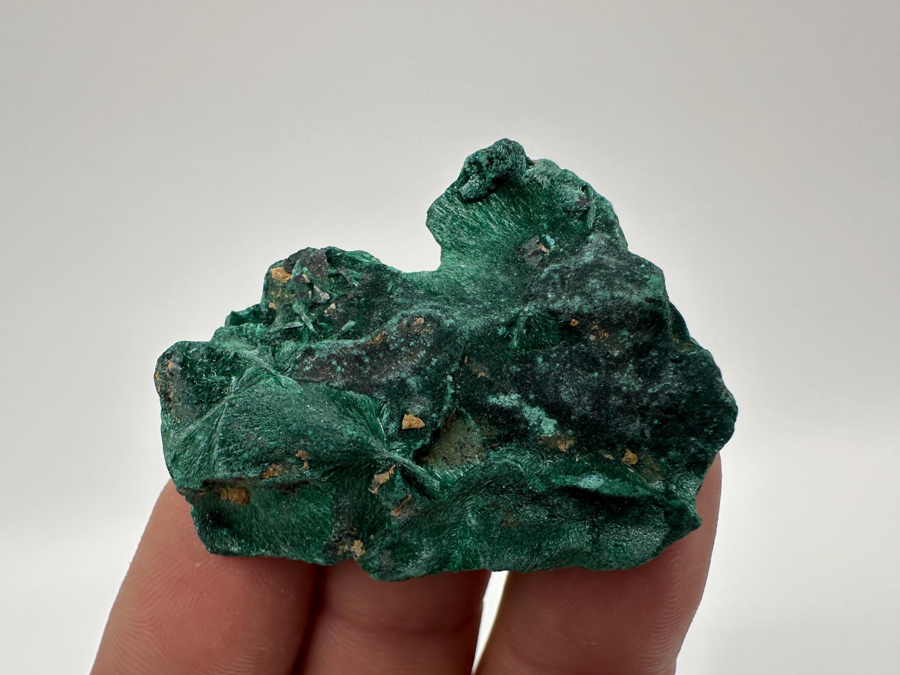Green Malachite Crystal Specimen, Congo Minerals (4.5/4cm)