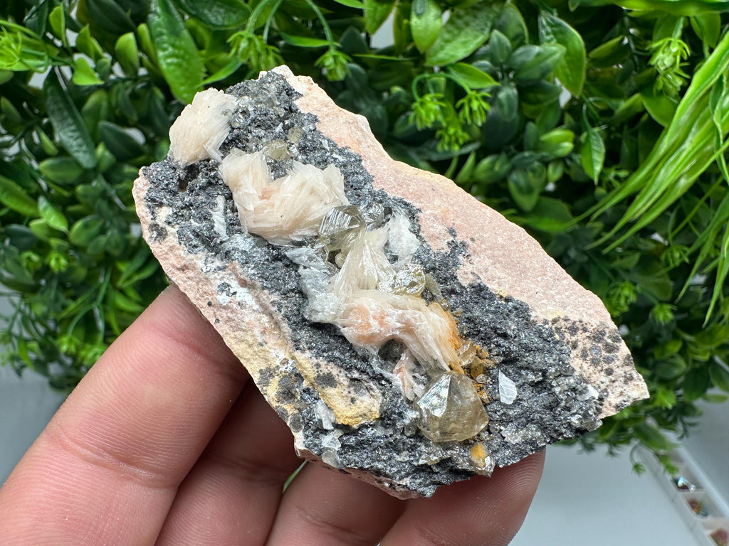 Wonderful Baryte with Cerussite on Galena from Morocco,Crystal, Mineral,Specimen,Cluster,Crystals,Barite Crystal,Cerussite Crystal,Specimen