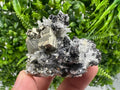 Pyrite on Quartz, Calcite Mineral Specimen, Bulgaria