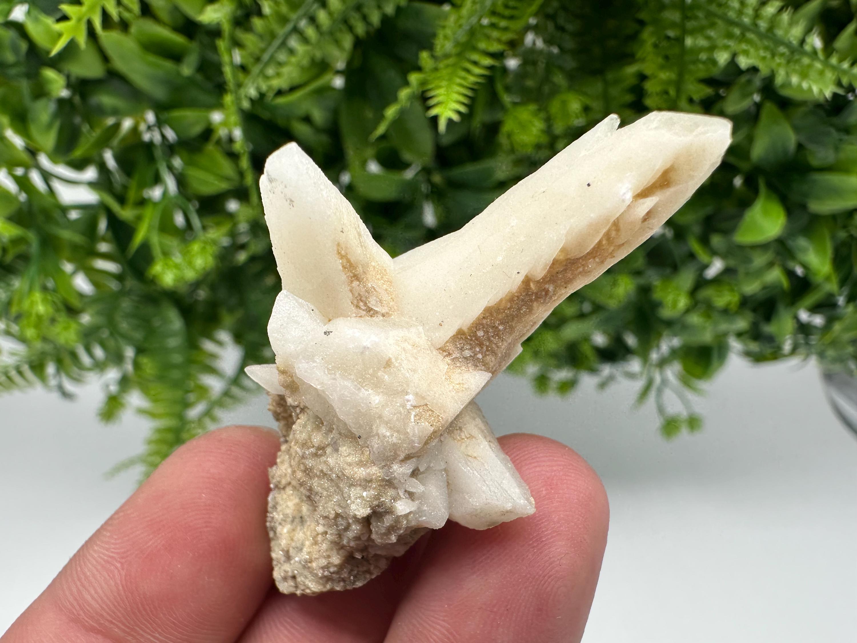 Calcite on Aragonite: Rare Healing Crystal from Bulgaria