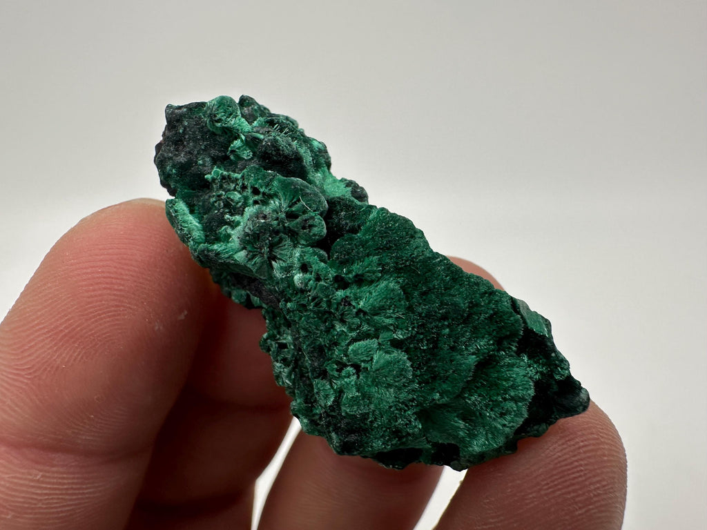 Green Polished Malachite Crystal from Congo (4.5/2.5cm)