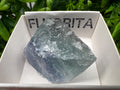 Rare Rainbow Fluorite Cube: Raw Mexican Crystal, Meditation Stone