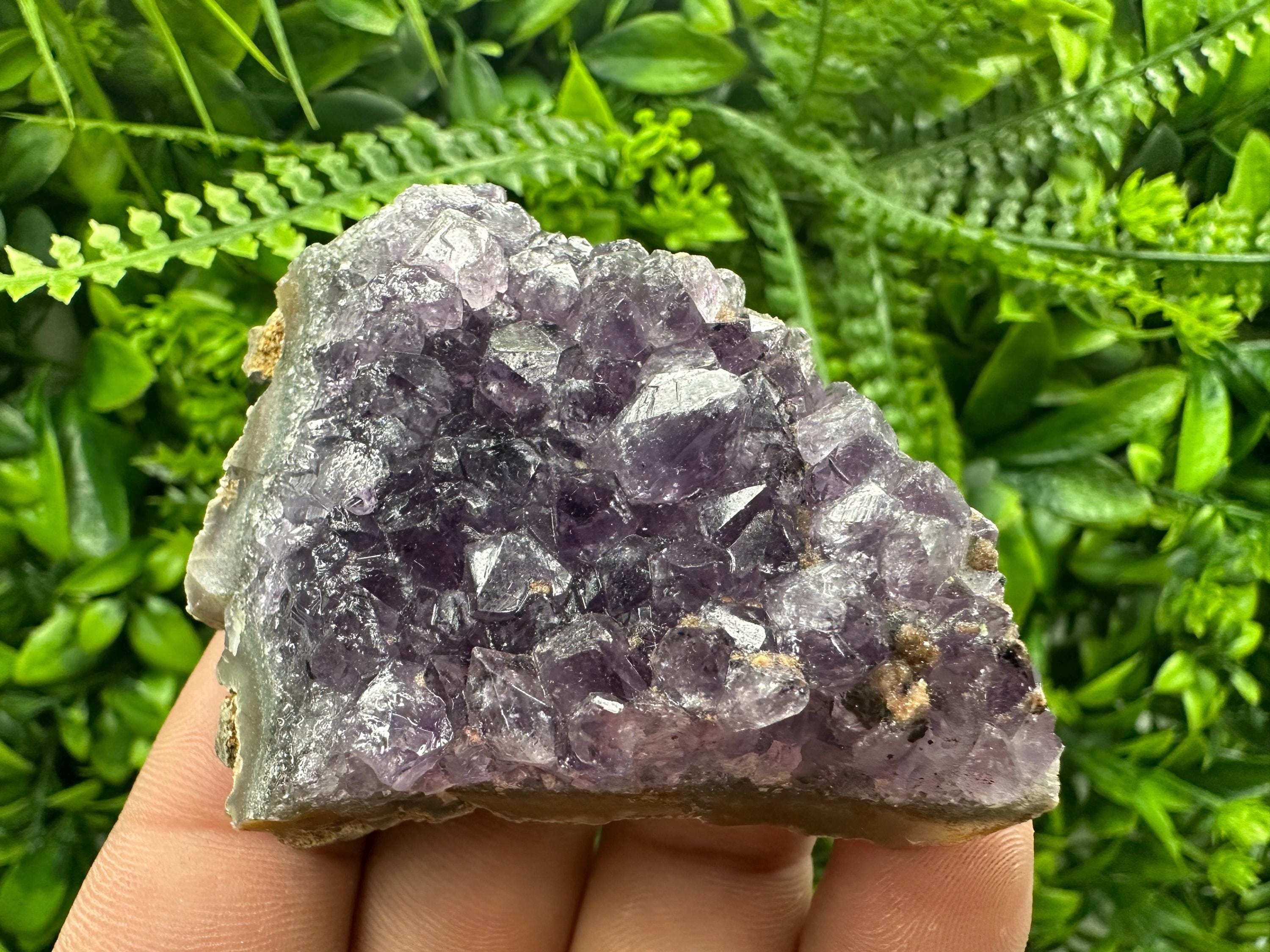 Uruguay Amethyst Crystal: Purple Quartz Home Decor, Energy Crystal