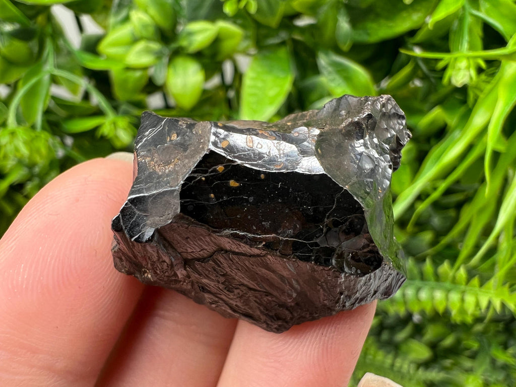 Botryoidal Black Hematite Specimen: Moroccan Crystal, Reiki Chakra Stone
