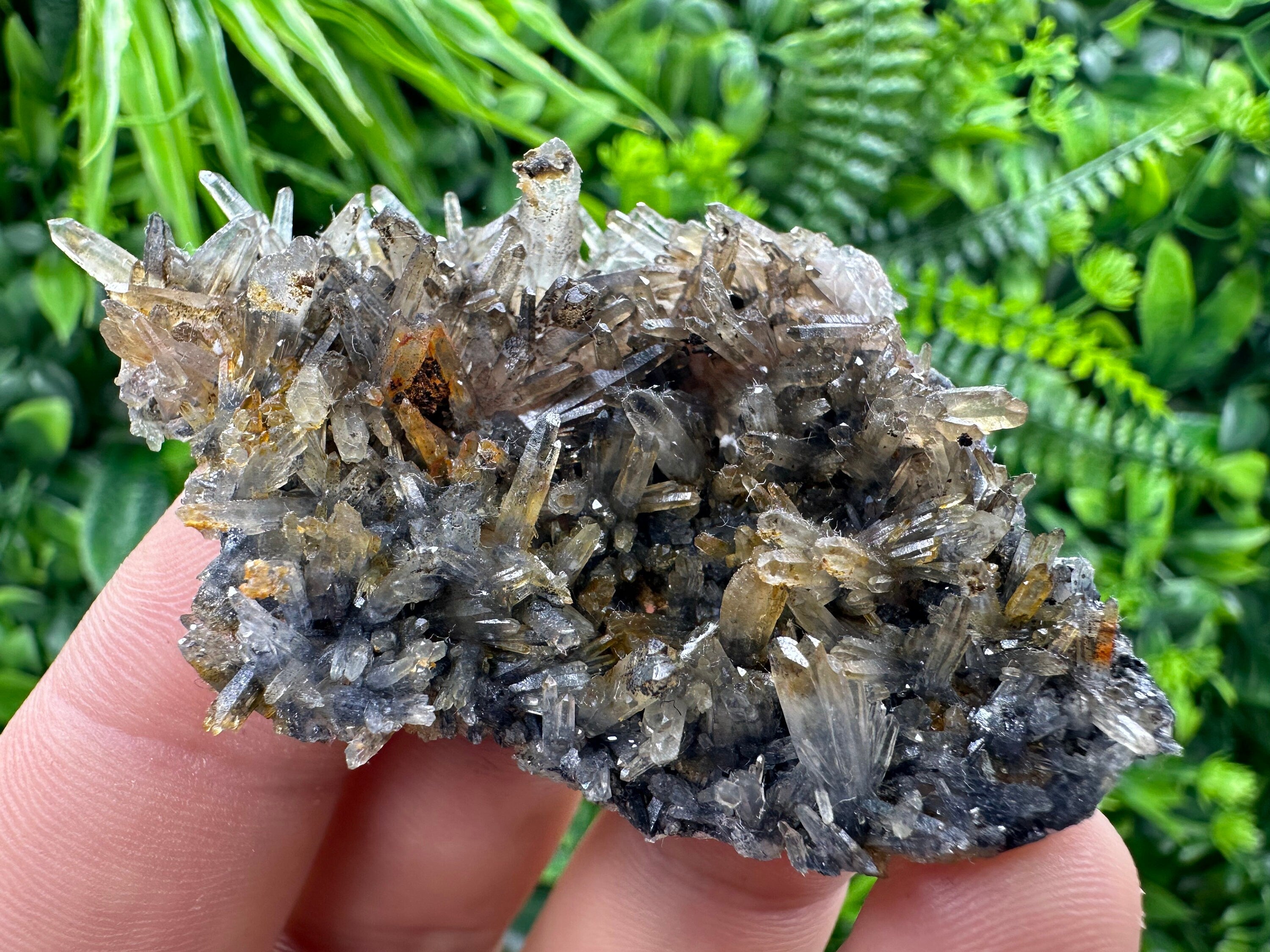 Iron Oxide Limonite Quartz Crystal Home Decor