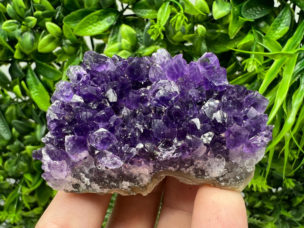 Uruguay Amethyst Crystal: Purple Quartz Home Decor, Energy Stone