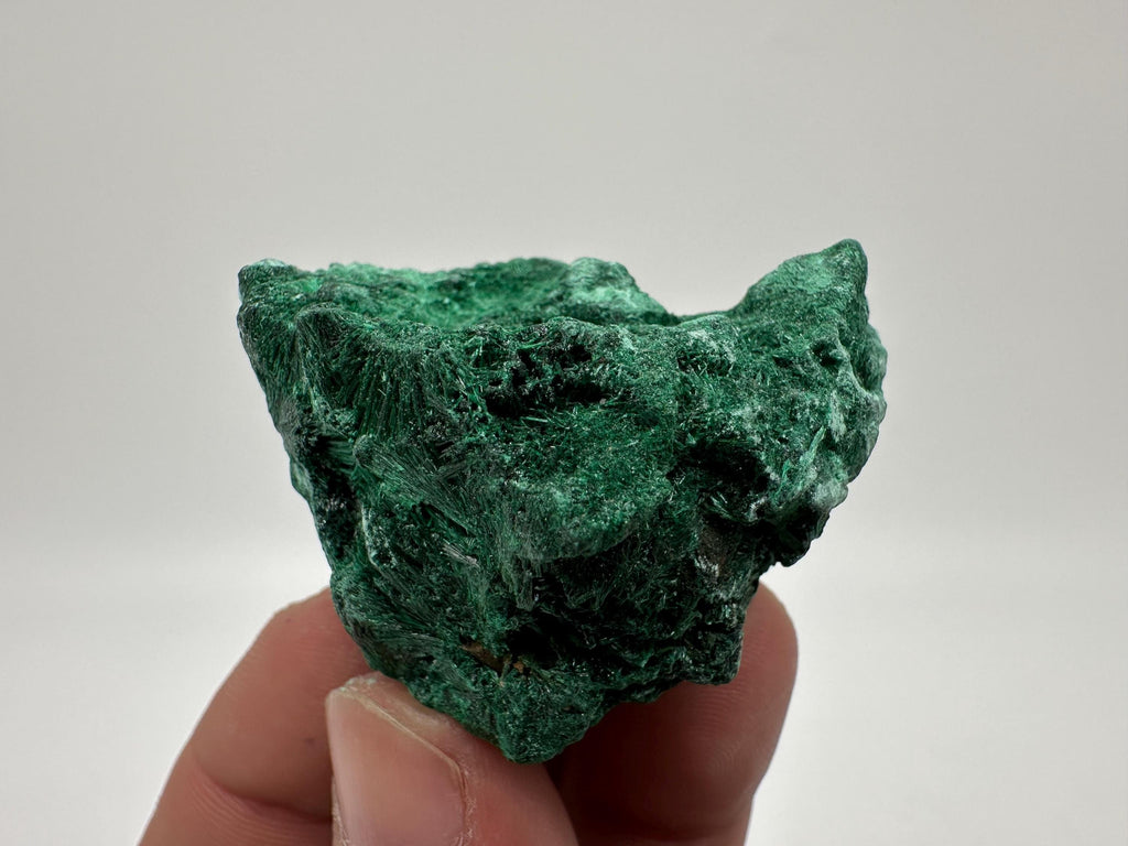 Polished Green Malachite Crystal, Congo Mineral Specimen