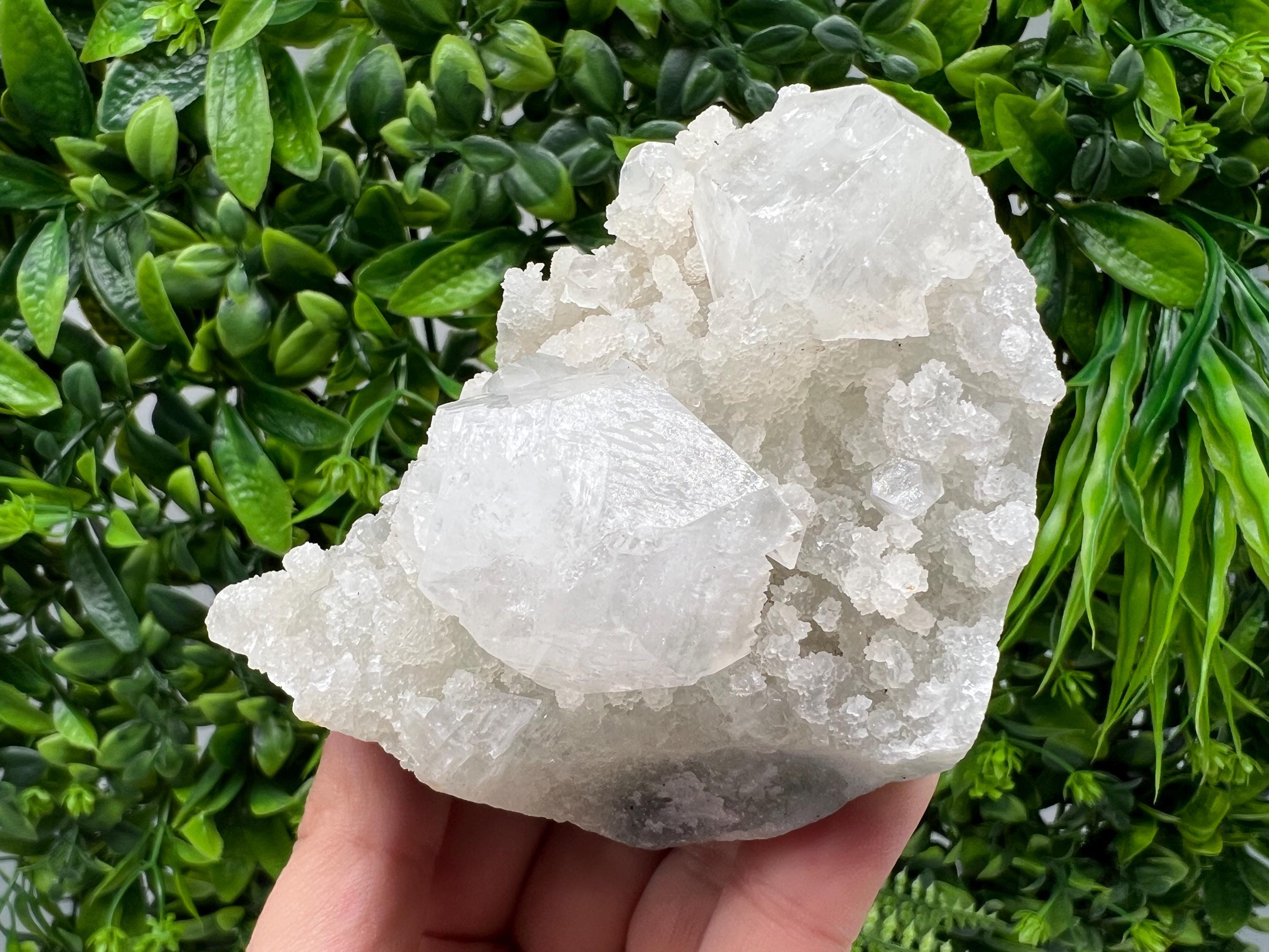 Natural Apophyllite Crystal Cluster, Indian Mineral Specimen, Home Decor