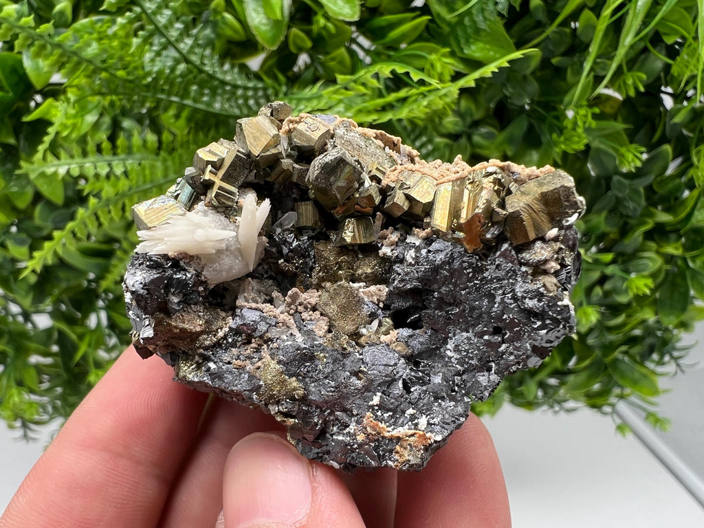 Rainbow Pyrite Siderite Mineral Specimen: Madan Bulgaria Home Decor Stone