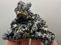 Skeletal Galena with Chalcopyrite and Sphalerite: Borieva Bulgaria Mineral Decor (6.5/5/4 cm)