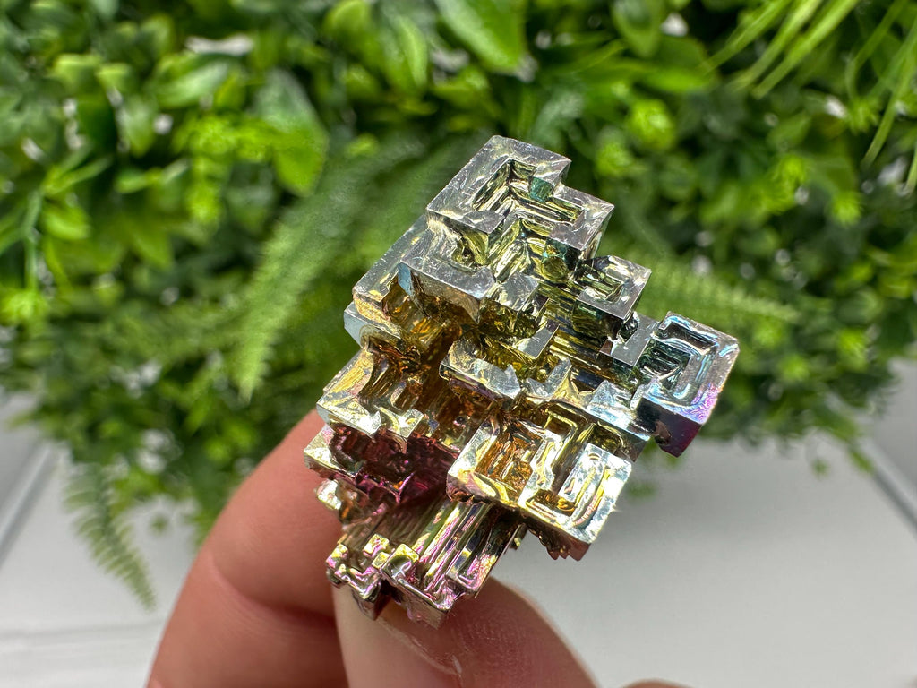 Rainbow Bismuth Crystal: Rare Gemstone Specimen,wholesale Bismuth