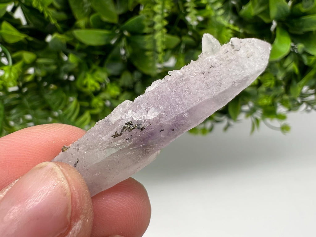 Amethyst Phantom Quartz with Chalcedony and Chlorite