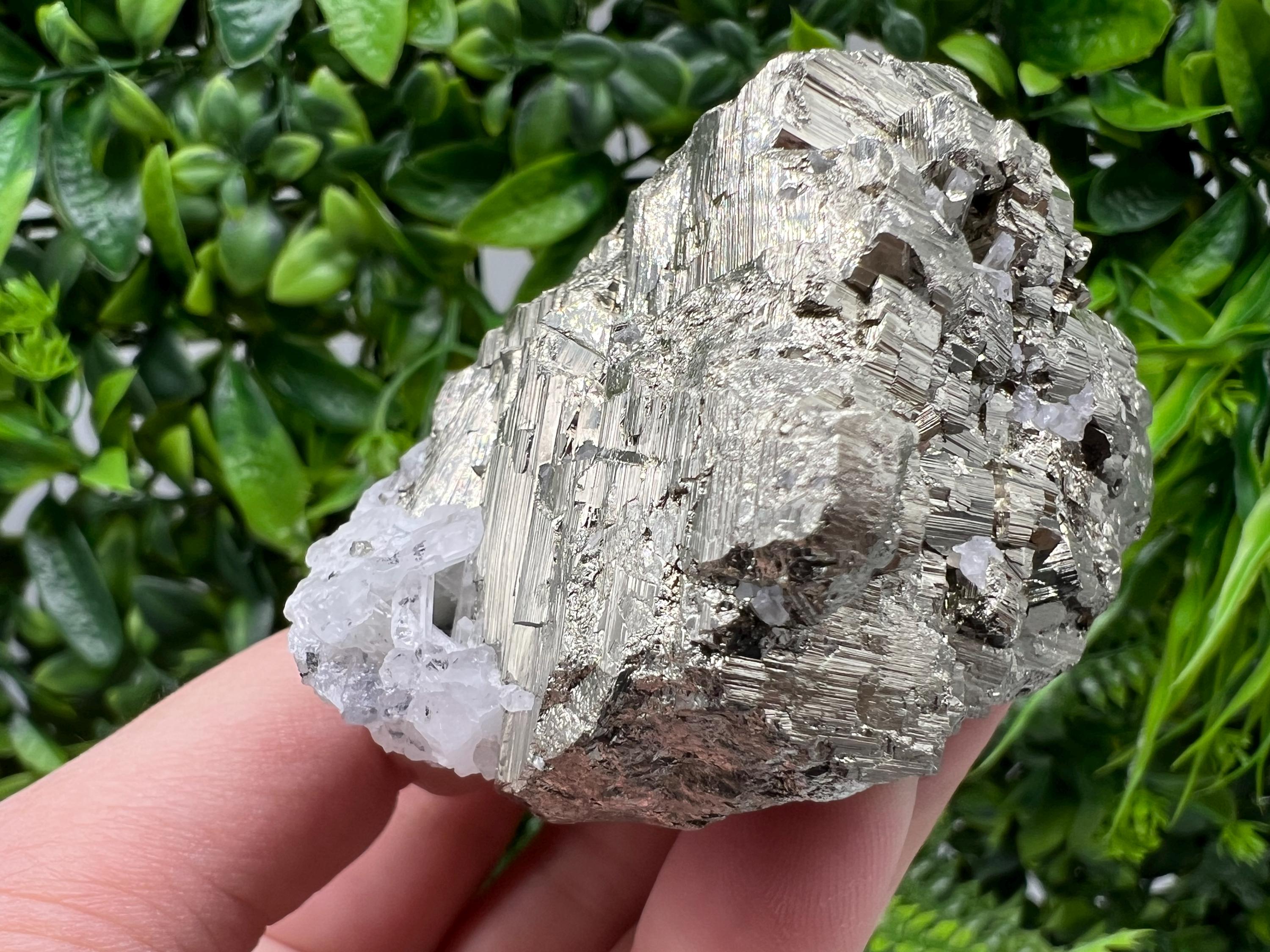 Rare Pyrite Crystal Cluster: Natural Minerals, Home Decor (Borieva Bulgaria)
