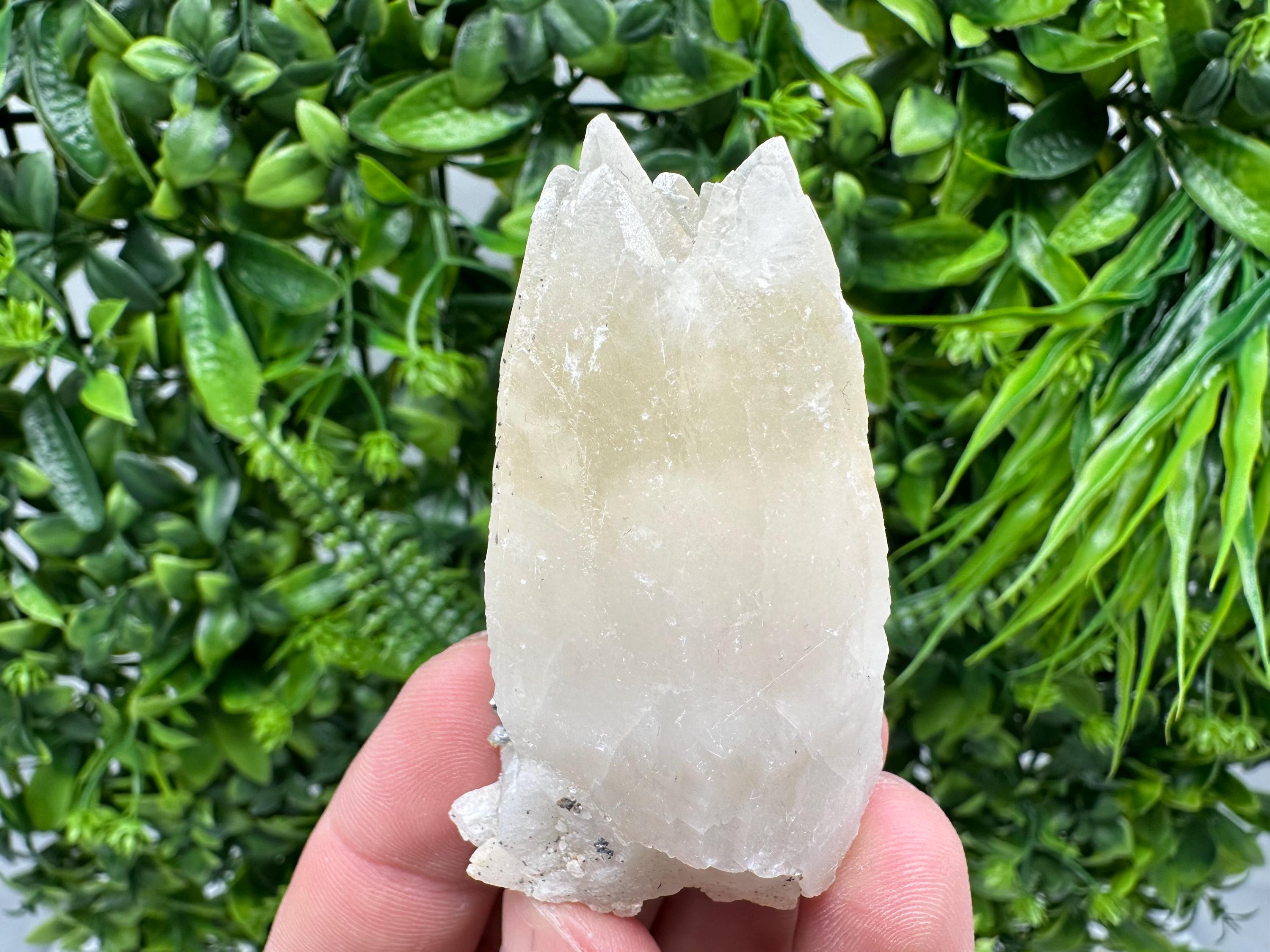 Calcite on Aragonite: Djurcovo Mine, Bulgaria Crystal
