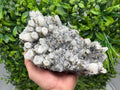 Chalcopyrite on Quartz Cluster, Krushev Dol Mine, Bulgaria, Mineral Specimen