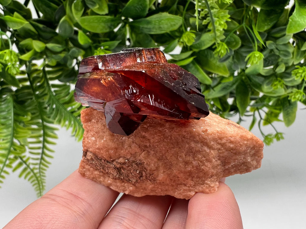 Orange-Brown Arcanite Mineral Specimen, Santa Ana Tin Mine