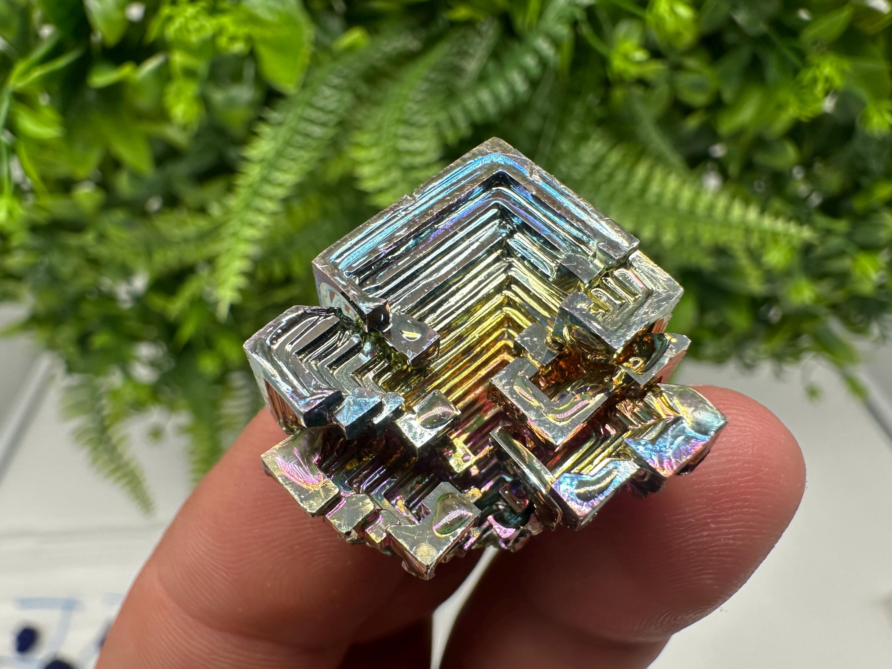 Rainbow Bismuth Crystal: Rare Gemstone Specimen,wholesale Bismuth