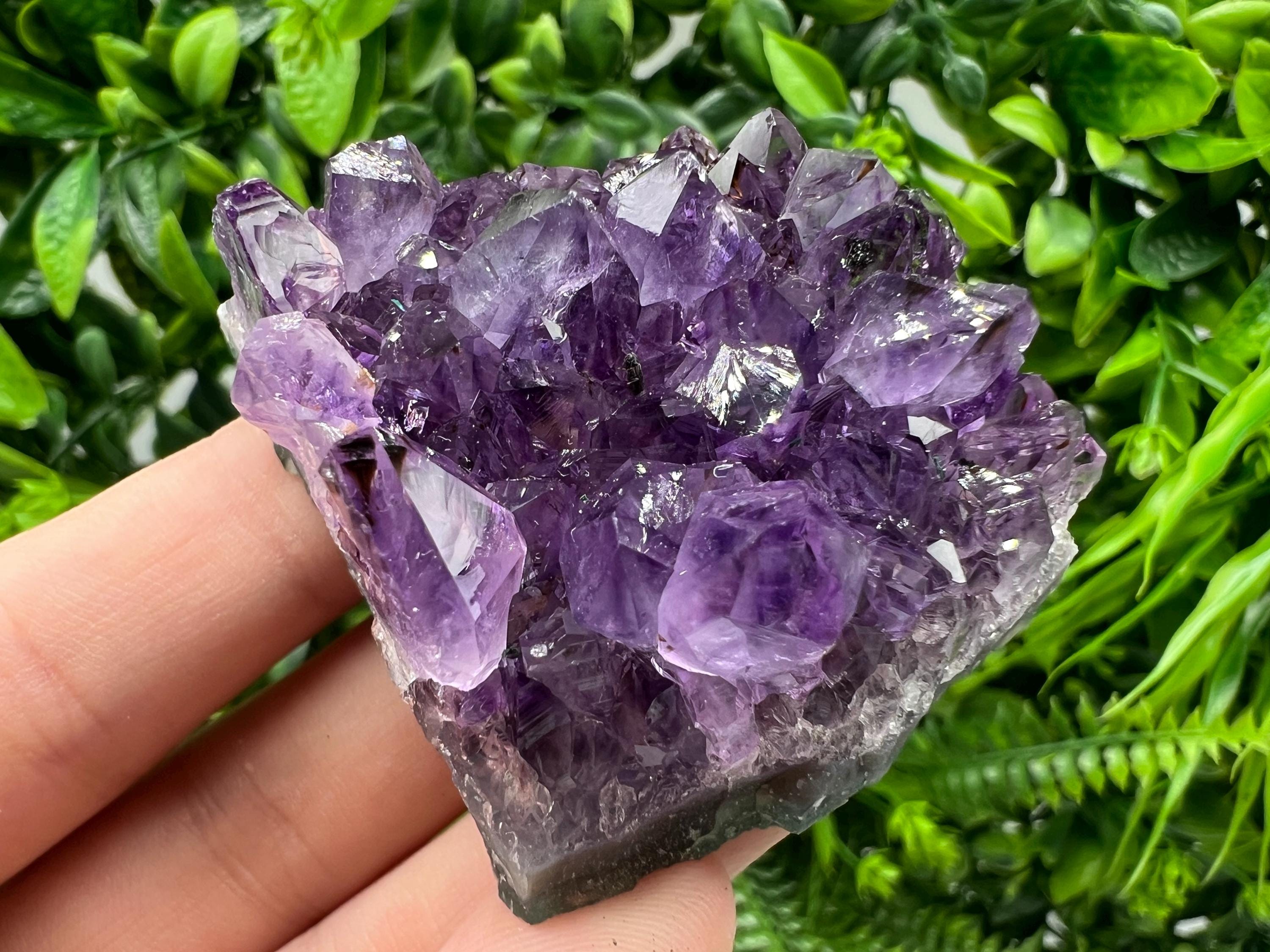 Purple Amethyst Crystal from Uruguay: Home Decor, Energy Stone
